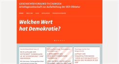 Desktop Screenshot of geschichtsverbund-thueringen.de